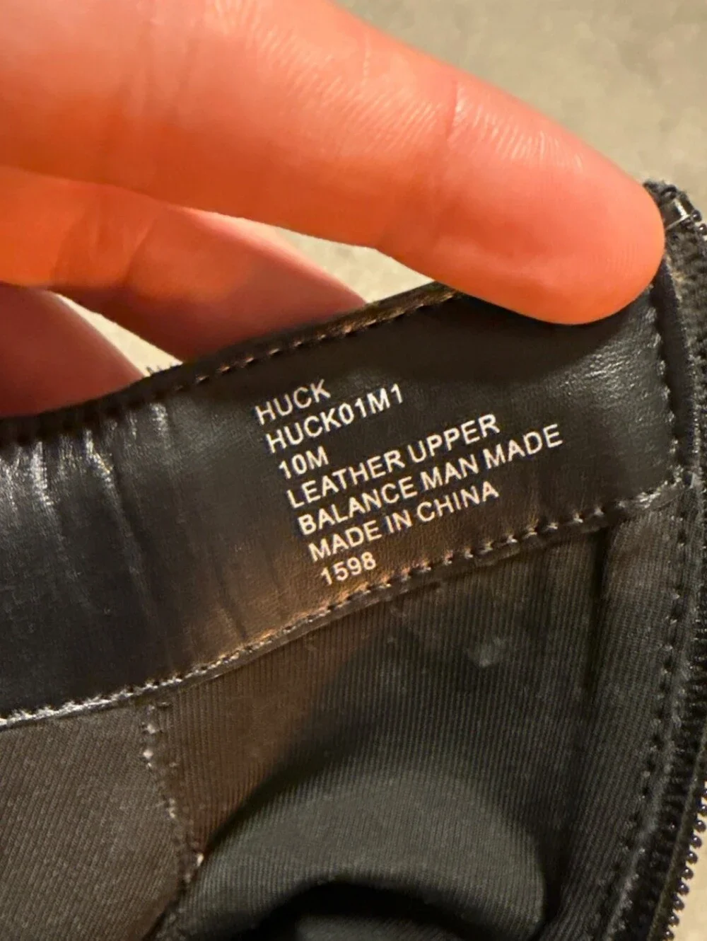 HUCK BLACK LEATHER Boots - Steve Madden Size: 10